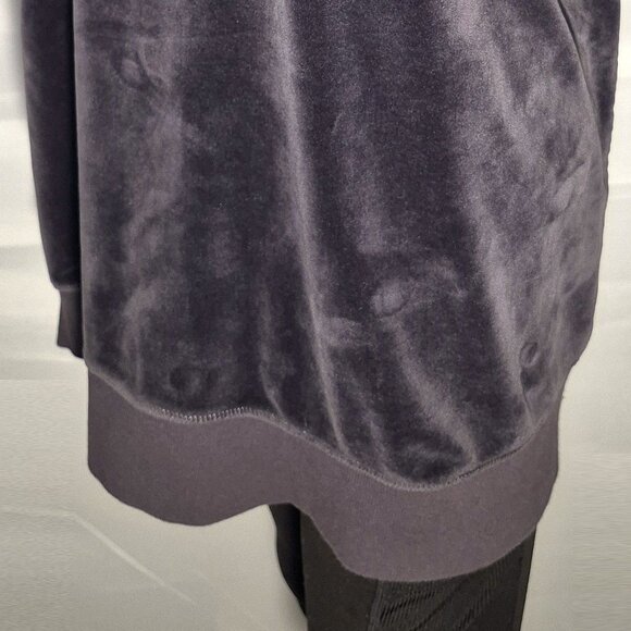 MUK LUKS velour top, super soft, Dark Gray in size 2XL - Picture 14 of 15